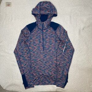 REI Screeline 1/2 Zip Colorful Lightweight Hoodie: Size Small